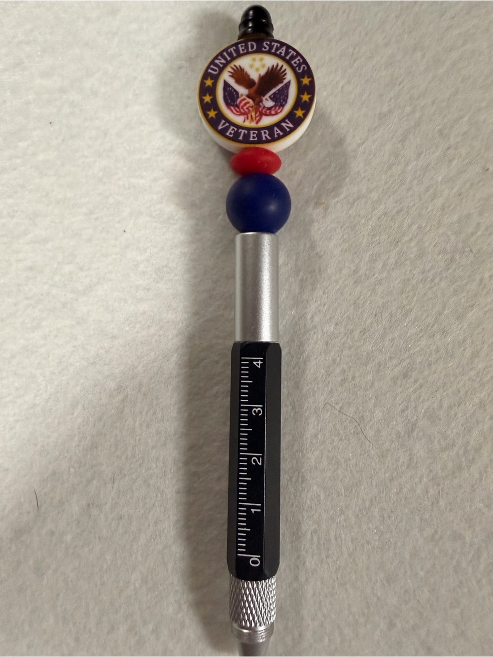 United States Veteran Decorative Multi-pen Tool - Red, White, Blue